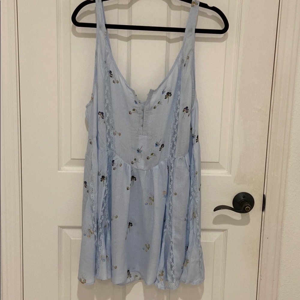 Free People Give A Little Mini Slip Dress